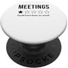 Funny Sarcastic Humor Introverts Gifts Incontri Una stella avrebbe potuto essere une-mail non consiglierebbe PopSockets PopGrip Adesivo
