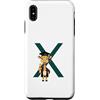 Timowo Studio Custodia per iPhone XS Max Giraffa Diploma Lettera X Alfabeto Animale