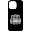 Cool 3 Hip Hop Trio Street Gold Chain Fu Custodia per iPhone 14 Pro Max Bradipo Rap Old School Retro Streetwear 80s 90s Tre