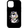 Vintage Retro Knitting Cute Lover Women Custodia per iPhone 12/12 Pro Siberian Husky Dog Granny - Filato quadrato per uncinetto