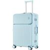 GOOPEEG Valige Resistente Telaio In Alluminio Per Bagagli Rigidi Carry On Luggage Security Suitcase Luggage(Blue)