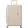 American Tourister carrello Soundbox Spinner 67/24 TSA EXP Trolley Coconut Sand avorio