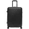 K-Way Trolley Spinner M Eudoxieur, Nero, 100% Policarbonato, 64x43x25 cm, 57 L, Chiusura TSA, Unisex