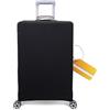 OrgaWise Copri Valigia Coperchio Custodia Bagaglio da Viaggio Altezza adatta 58-63CM Copertura Valigia 22-24 pollici con Etichetta per Bagaglio (Ferroso, M)