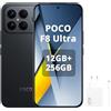 XIAOMI POCO F8 Ultra Smartphone 12+256GB, Snapdragon 8 Elite Gen 5, 6.85 120Hz AMOLED Display, Hypercharge 100W Charging and 50W Wireless, Black, anche 67W Charger