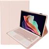 Dpofirs Custodia con Tastiera Touchpad for Tab P11 2a Generazione/Pad Plus 2023 11,5, Custodia con Tastiera Trackpad Bluetooth Staccabile per TB350FU/TB350XU (PINK)