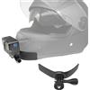 Suptig Supporto per il mento del casco per GoPro Max Hero 13 12 11 10 9 8 Insta360 X5 X4 DJI Osmo Nano Action 3 4 5 Pro 6, Akaso More Action Camera, supporto per bici, supporto per il mento del