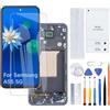 H&LYCYJ Display Schermo per Samsung Galaxy A55 5G TFT A556V A556B A556B/DS LCD Schermo Kit di Ricambio（Nero con Cornice, Senza impronte digitali)