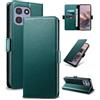 Yunubeyii Cover Libro per Motorola Moto G86 - [Blocco RFID] Luxury PU Leather Portafoglio Card Holder Magnetic Phone Custodia con Kickstand, Cover Protettiva Antiurto, Verde
