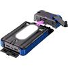 Jlobnyiun Banca di energia solare con manovella per fermare l'ansia da batteria istantaneamente, caricatore antiurto da 30.000 mAh Dinamo N45, design impermeabile IP67 + torcia da 400 lm,