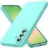 Byvuwiay Cover per Samsung Galaxy A56 5G, Morbida Silicone Liquida TPU Protettivo Ultra Slim Custodia Antiurto, Custodia Compatibile con Samsung Galaxy A56 5G - Verde chiaro