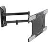 Meliconi 480871 - Supporto TV da parete OLED SDR con Doppio Braccio per TV di ultima generazione da 40'' a 82'', Portata max 25 kg, Foratura VESA 200 - 300 - 400x200, Easy Tilt Pro, Nero