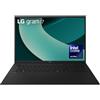 LG gram 2025 Notebook 17 pollici, Intel Core Ultra 7 (32 GB RAM, 2TB SSD, Intel Arc Graphics, Windows 11 Home, Bluetooth 5.3, 2 x Thunderbold 4), nero