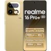 realme 16 Pro+ 5G Smartphone 8+256GB,Oro Master,6,8'' AMOLED 144Hz,Ricarica 80W Ultra Veloce,Batteria 7000mAh,Tripla Fotocamera 200MP,Snapdragon 7 Gen4,Fotocamera Frontale 50MP,IP69