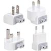 VETOLAKA 4 adattatori universali: 4 in 1 EU/US/UK/AU, compatibile con adattatore da viaggio, spina di ricambio, per caricabatterie A-pple iPad e alimentatore per notebook, facile da trasportare