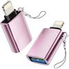 Zestiq Adattatore da Lightning a USB, Cavo Dongle Lightning Maschio a USB Femmina per iPhone 14 13 12 11 Pro Max/iPad, Adattatore OTG iPhone Supporta Chiavetta USB, Mouse, Tastiera, Fotocamera