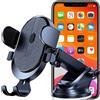 Retoo Supporto per cellulare auto, supporto per telefono cellulare, ventosa per cruscotto, parabrezza, scrivania, universale per auto, supporto compatibile con tutti gli smartphone