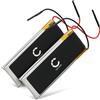 subtel 2x Batteria per Headset/Auricolare/Cuffie Compatibile con Cardo Scala Rider Q2, Scala Rider Freecom 2, Scala Rider Teamset Pro, H452050 - (400mAh, 3.7V)