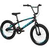 Huffy HX Pro - Bicicletta BMX in alluminio, 50,8 cm, colore: nero e blu