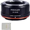 PHOLSY FTZ Manuale Adattatore per Lente: Compatibile con Obiettivi Nikon F e Corpo Fotocamera Nikon Z, Nikon F su Z