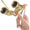 Generic Mini binocolo - Occhiali da teatro compatto in lega vintage | Binocolo pieghevole compatto | Visualizzazione a distanza chiara per concerti di musica, cinema, visite turistiche, sport, adulti, donne