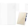 DILVREWA Copertina trasparente A5, adatta a Hobonichi Techo Cousin 2026 A5, compatibile con Midori A5, protezione per quaderni Stalogy (confezione da 1)