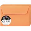 Clairefontaine 5496C - Pacco da 20 Buste autoadesive - Formato C6 11,4x16,2cm - 120g/m² - Colore mandarino -Inviti Eventi e Corrispondenza - Gamma Pollen - Carta Premium Liscia