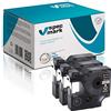 specmark 40921 - Nastro adesivo 9 mm x 7 m x 3 pezzi, bianco su nero