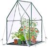 Ohuhu Mini serra per interni ed esterni: Ohuhu serra portatile con cuscinetto impermeabile per piccole piante germinazione vivaio, 91,4 x 91,4 x 148,6 cm, resistente copertura in PVC, accessorio per