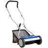 LUX-TOOLS Tagliaerba HS-38 con una larghezza di taglio di 38 cm, incluso cestino di raccolta da 35 l, tosaerba a mano con 4 livelli di altezza di taglio tra 13 mm e 38 mm