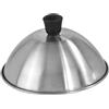 Tarrington House Coperchio per Barbecue, Acciaio Inox/plastica, ¯ 16,2 x 8,7 cm, Forma a Cupola, Impugnatura ergonomica, Argento