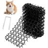 Flintronic 12 Pezzi Tappetino Anti-Gatto con Punte, 20 * 15cm Picchi Rete Anti Gatta, con 8 Chiodi da Giardino, per Impedire Domestici Entrare, per Prato Giardino Interno Esterno