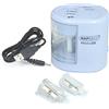 Rapesco 1447 Temperamatite Elettrico Automatico PS12-USB, Uso con Cavo USB (incluso) o Batterie (non incluse), Celeste