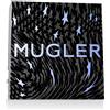 Mugler Angel EDP ricaricabile 50 ml + EDP MINI ricaricabile 10 ml + Latte corpo 50 ml variante Silver and Blue Stars Cover