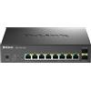 D-Link Switch di rete D-Link 10-Port Multi-Gigabit Smart Managed PoE Gestito [DMS-1250-10SPL/E]