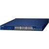 PLANET Switch di rete PLANET Layer 3 24-Port 10/100/1000T Gestito L3 Gigabit Ethernet [10/100/1000] Supporto Power over [PoE] Blu (Layer - 802.3at PoE + 4-Port 10G SFP+ Managed Warranty: 36M) [GS-6311-24PL4X]