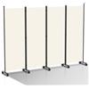 Peviasot Paravento - Paravento - 4 pezzi - 228 x 181 cm - Paravento - Opaco - Schermo divisorio - Per interni, casa, ufficio, terrazzo - Beige