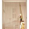 Kaikoon Tenda a fili Caramel 90 cm x 240 cm (larghezza x altezza) divisorio e tenda per porta