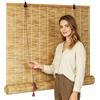 ACJSDGL Tenda Bamboo Interni Stile Vintage,40×120cm(15.7×47.2in) Cortina di Canne Naturale per Finestra Cucina e Bagno,Tapparella a Rullo Decorativa,Elegante Divisorio Ambienti Colore primario