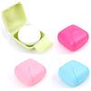 RETON 4 Pezzi Portatile Contenitore portasapone Contenitore di Colore Sapone Scatola organizzatore per casa, Bagno, Escursionismo, Viaggio, Campeggio e Altre attività all'aperto (4 Piccoli)