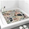 Pevfeciy Tappetino doccia antiscivolo 60x60 cm Stile contemporaneo Antiscivolo doccia Morbido e confortevole PVC Tappeto antiscivolo doccia, alta permeabilità all'acqu