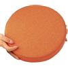 HKJGNH Cuscini per Sedie da Cucina Confortevoli,Cuscino per Sedia Rotondo Diametro 30/35/40/45/50cm,Antiscivolo,Cuscino Rotondo Sedia per Sgabello,Pranzo, Giardino, Ufficio(Arancia,35X35x3CM)