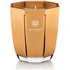 Dr. Vranjes - Candela decorativa Oro - Oud Nobile 200 g / 7 oz, Candela profumata, Raffinato Vaso di Vetro Colorato Fatto a mano, Forma Ottagonale, Colore Oro, Made in Italy
