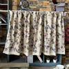 XZLZMYP W140xH120cm, Tendine Corte in Cotone E Lino Bistrot Decorazione Tenda retrò Stampa Tende in Stile Country per Cucina Bagno E Soggiorno Stile Country per Finestre Piccole