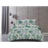 Cotton Market Set di biancheria da letto 220x200 cm - Set di biancheria da letto 3 pezzi - Copripiumino 220 cm e 2 federe 70x80 cm - Farn (Bianco)