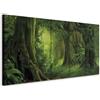 murando - Quadro Foresta 225x90 cm 5 Pezzi - Stampa su Tela Canvas con Struttura - Quadri Componibili Moderni Soggiorno Grandi - Murale Arte Decorazioni da Parete Decori - Giungla c-B-0294-b-m
