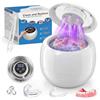 Umeima Pulitore ultrasuoni, 45000Hz con 6 luci UV, ultrasonic cleaner ricaricabile con 4 modalità. Per retenitori, protesi, brackets, allineatori, impianti e gioielli in argento