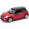 Welly Oxford Pressofuso 1:24 Scala Welly Nuovo Mini Tratteggio Rosso
