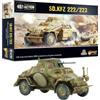 Warlord Games Sd.Kfz 222/223 - Auto blindata 1:56/28 mm, in plastica, modellino in scala per Bolt Action altamente dettagliato della Seconda Guerra Mondiale per Wargaming da tavolo