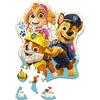 Trefl - Puzzle in Legno Originali: PAW Patrol, Una Divertente Pattuglia di Cagnolini - 50 Pezzi, Wood Craft Junior, Forme irregolari, 10 figure, puzzle moderno, divertente per bambini dai 5 anni